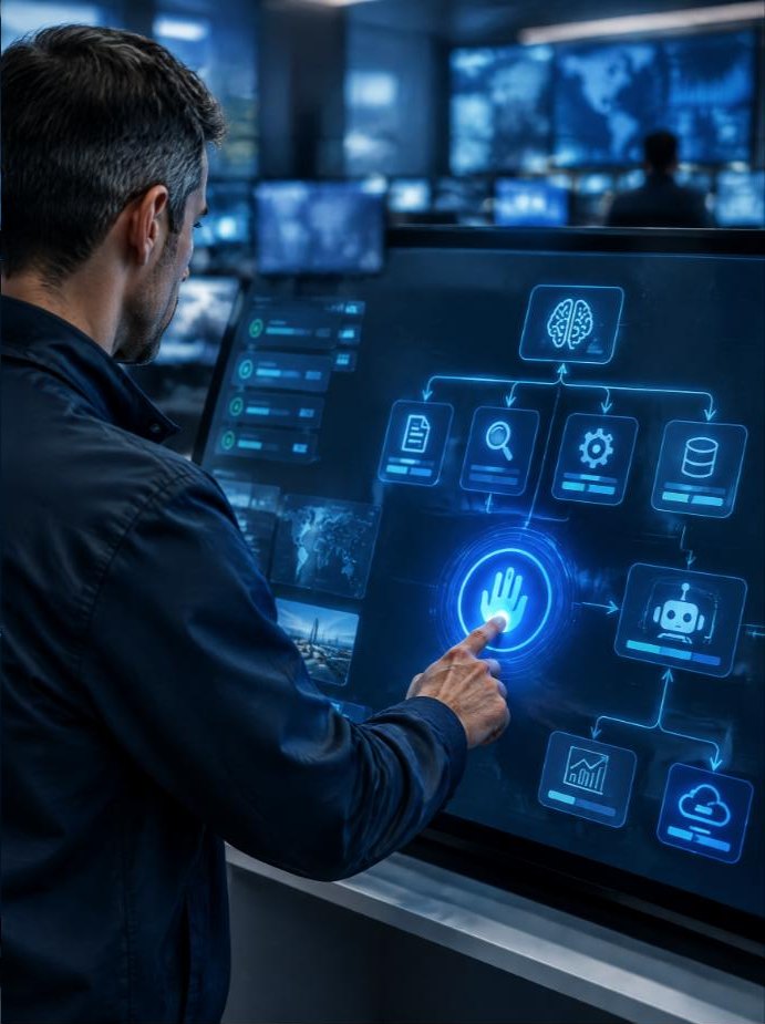 Ingenieur stoppt einen autonomen KI-Workflow