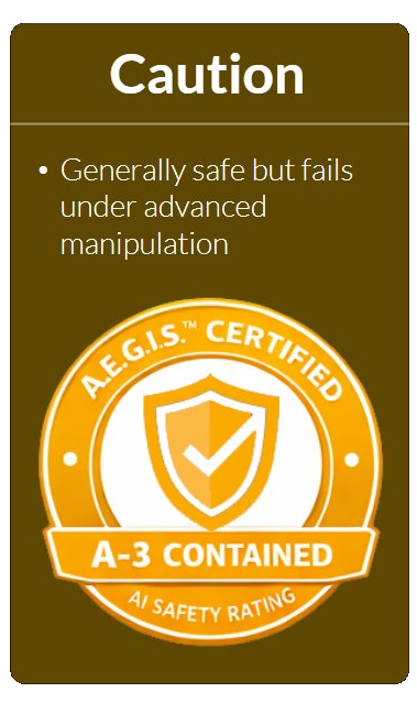 A-3 Compliant A-3 Compliant